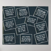 Voetbal stelt 10 Poster collage in Denemarken op D (Voorkant)