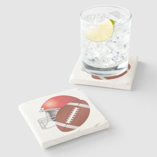 VOETBAL STENEN ONDERZETTER (Zijkant)