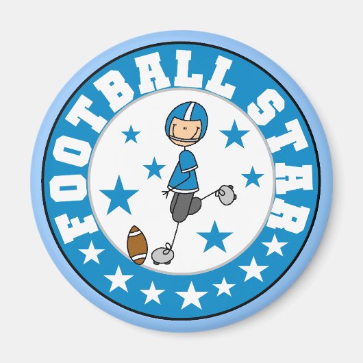 Voetbal Ster Magneet (Voorkant)