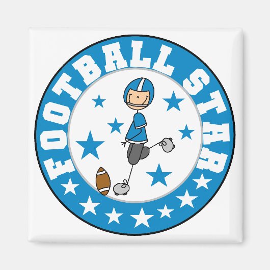 Voetbal Ster Magneet (Voorkant)
