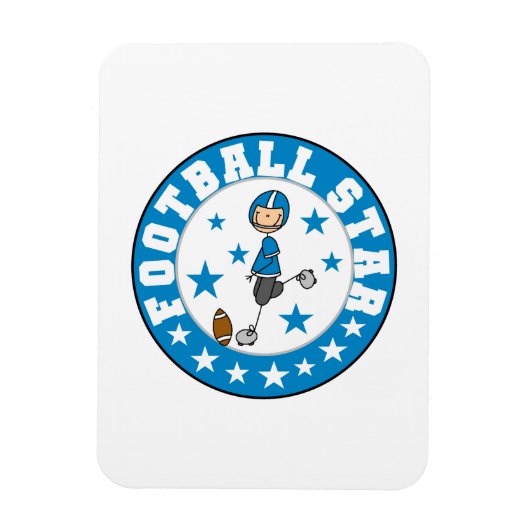 Voetbal Ster Magneet (Verticaal)