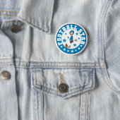 Voetbal Ster Ronde Button 5,7 Cm (In situ)