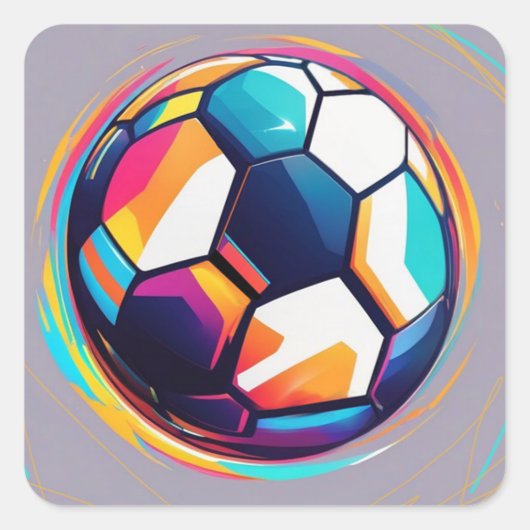 Voetbal sticker (Voorkant)