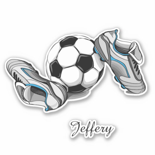 Voetbal Sticker (Voorkant)