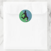 Voetbal Sticker - Boy Green (Tas)