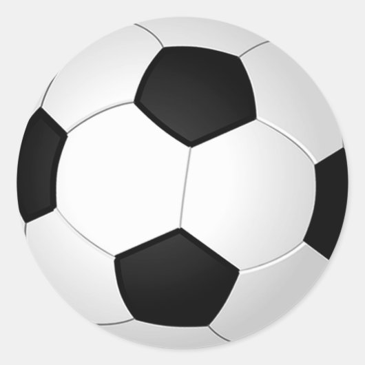 Voetbal Stickers Leeg, Hand schrijven of Tekst toe (Voorkant)
