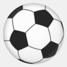 Voetbal Stickers (voeg tekst toe als je wilt)