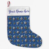 Voetbal Stocking, Voetbal Kerst Stocking, Coach Kleine Kerstsok (Voorkant)