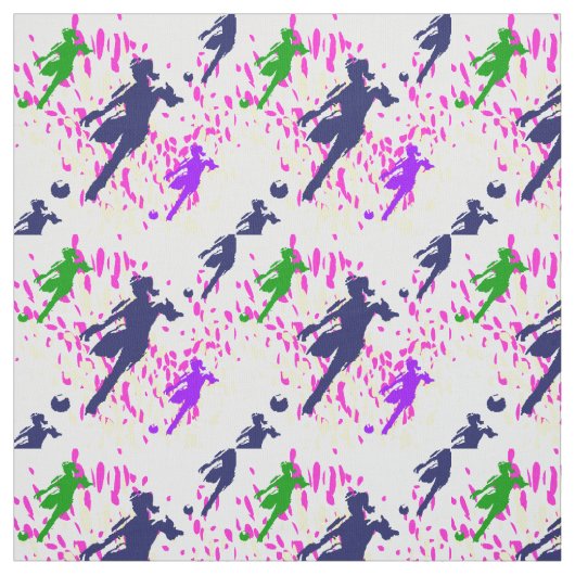 Voetbal Stof (Swatch)