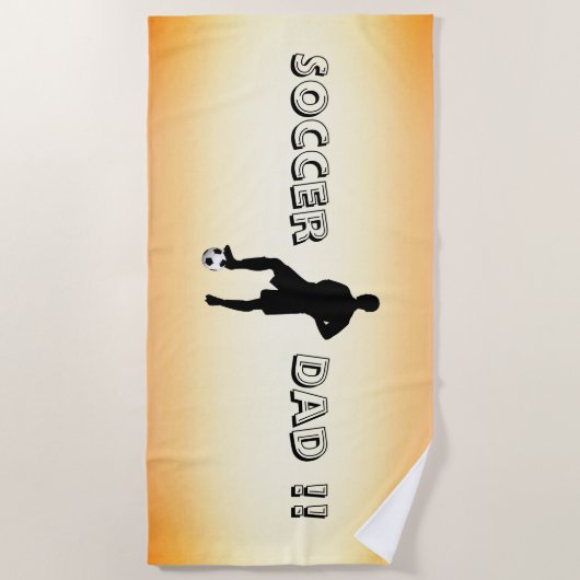 Voetbal Strandlaken (Voorkant)