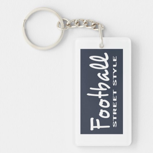 Voetbal Street Style Sleutelhanger (Voorkant)