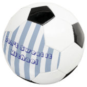 Voetbal Stripe Blauw & Wit Ball (Drie kwart)