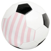 Voetbal Stripe Roze & Witte Bal (Drie kwart)
