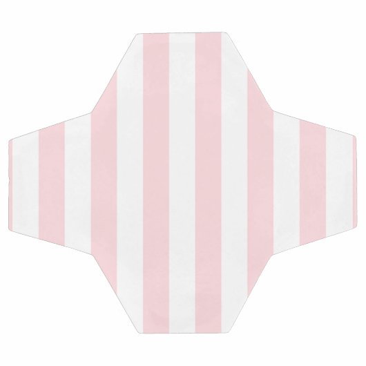 Voetbal Stripe Roze & Witte Bal (Enkel)