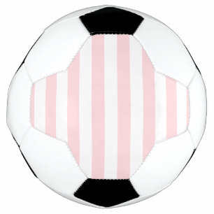Voetbal Stripe Roze & Witte Bal