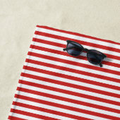 Voetbal Stripes Design Beach Towel Strandlaken (In situ)