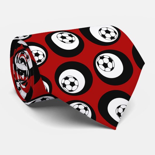 voetbal stropdas (Opgerold)