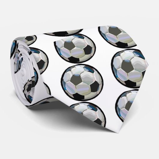 voetbal stropdas (Opgerold)