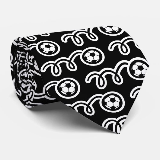 Voetbal stropdas voor spelers en fans (Opgerold)