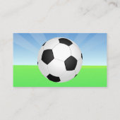 Voetbal Sunny Day Sportcoach Visitekaartje (Achterkant)