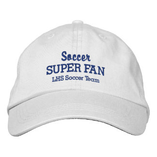 Voetbal Super Fan Custom High School Sports Team Geborduurde Pet