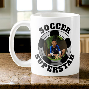 Voetbal Superstar Foto Koffiemok