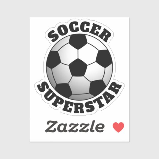 Voetbal Superstar Sport Sticker (Vel)