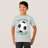 Voetbal T-shirt (Voorkant volledig)