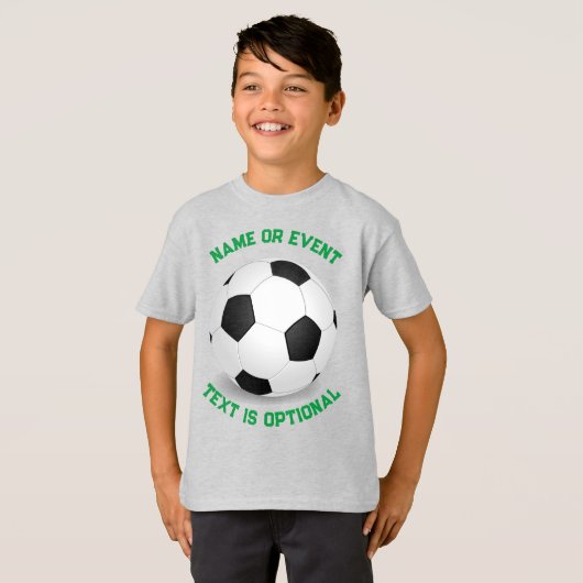Voetbal T-shirt (Voorkant volledig)