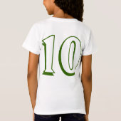 Voetbal T-shirt (Achterkant)