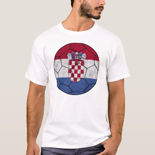 Voetbal T-shirt Kroatië (Voorkant)