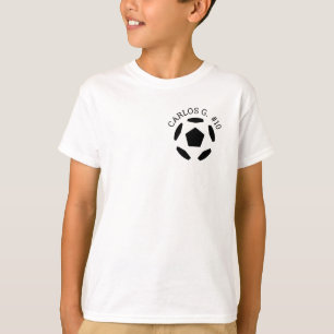 Voetbal T-shirt met gepersonaliseerde naam
