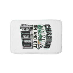 Voetbal T-Shirt Ontwerp Oud_1 Badmat