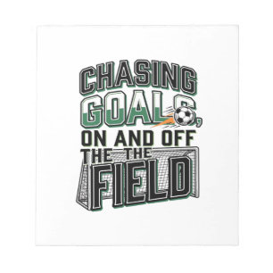 Voetbal T-Shirt Ontwerp Oud_1 Notitieblok