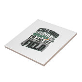 Voetbal T-Shirt Ontwerp Oud_1 Tegeltje (Zijkant)