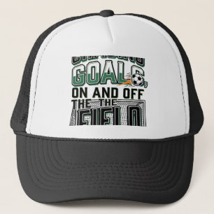 Voetbal T-Shirt Ontwerp Oud_1 Trucker Pet