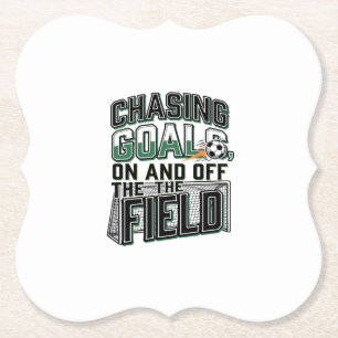 Voetbal T-Shirt Ontwerp Oud Veld_1 Kartonnen Onderzetters