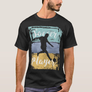 Voetbal T-shirt -  Retro Soccer Player