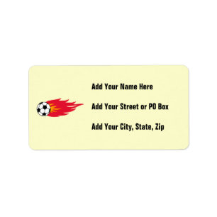 Voetbal T-shirts en geschenken Etiket