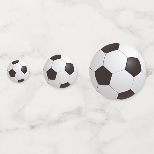 Voetbal Tabel Confetti (Voorkanten)