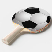 Voetbal Tafeltennisbatje (Voorkant Gekanteld)
