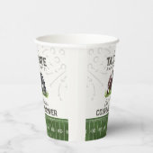 Voetbal Tailgate & Bruiloft voor koppels Papieren Bekers (Rechts)