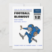 VOETBAL Tailgate-feestuitnodigingen - Op maat gema Kaart (Voorkant)