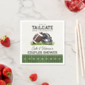 Voetbal Tailgate & Vieren Touchdown Koppels Servet (Insitu)