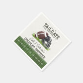 Voetbal Tailgate & Vieren Touchdown Koppels Servet (Hoek)