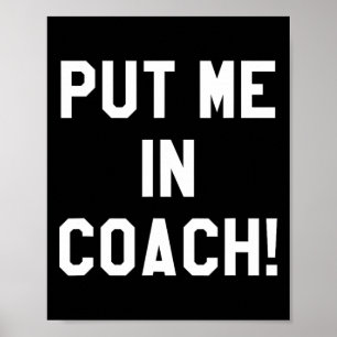 Voetbal Tailgating S Zet Me In Coach Grappig Team Poster