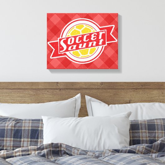 Voetbal Tante Box Canvas (Insitu (Slaapkamer))