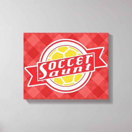 Voetbal Tante Box Canvas (Voorkant)