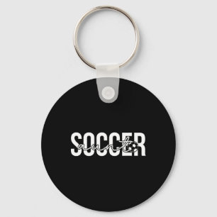 Voetbal tante Trotse tante van een voetballer tant Sleutelhanger