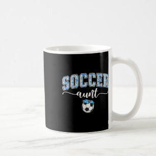 Voetbal tante Trotse tante van een voetbalspeler t Koffiemok